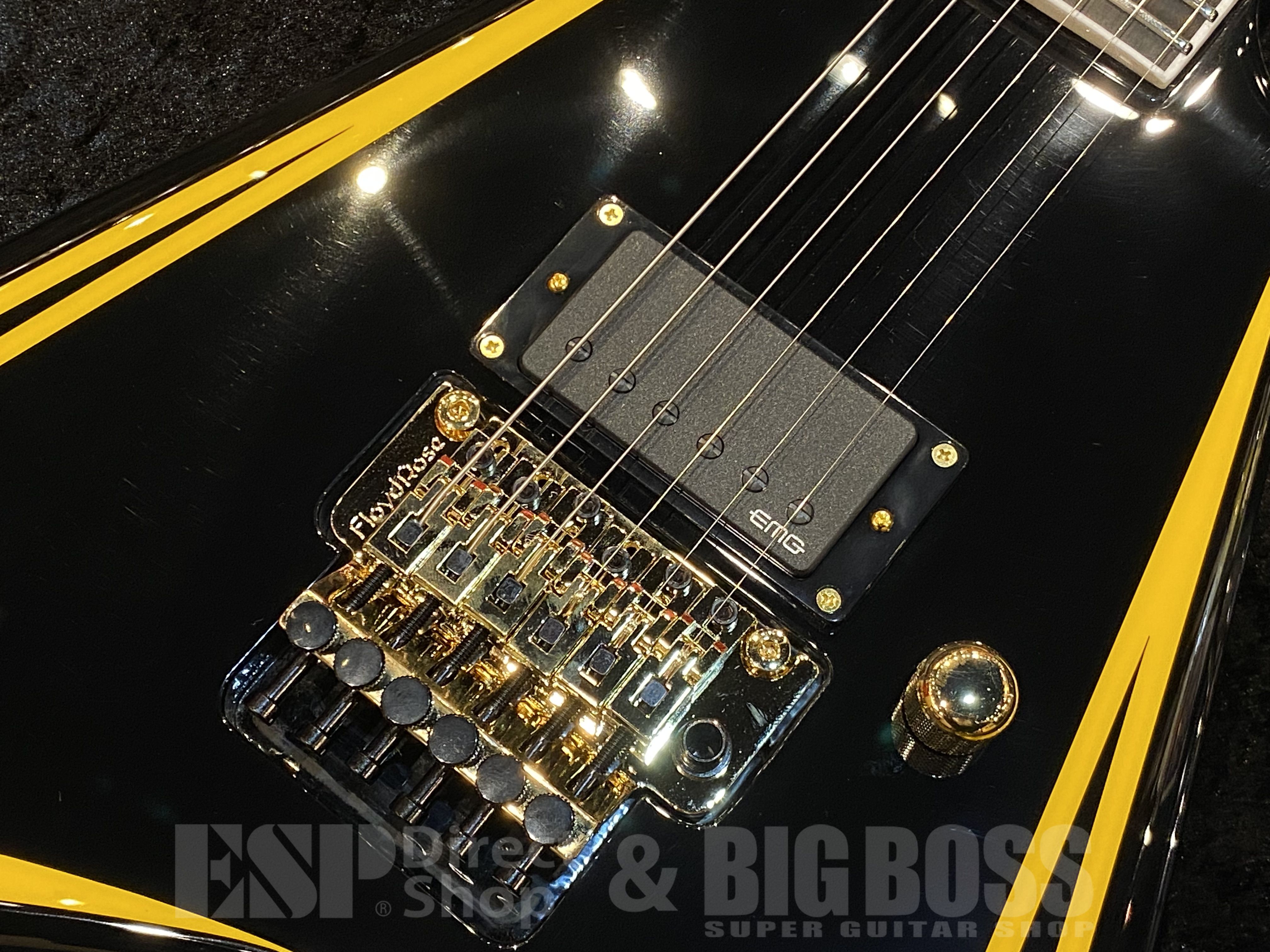 【即納可能】EDWARDS(エドワーズ) E-ALEXI KATAKANA【Black with Yellow Pinstripe】 - 3