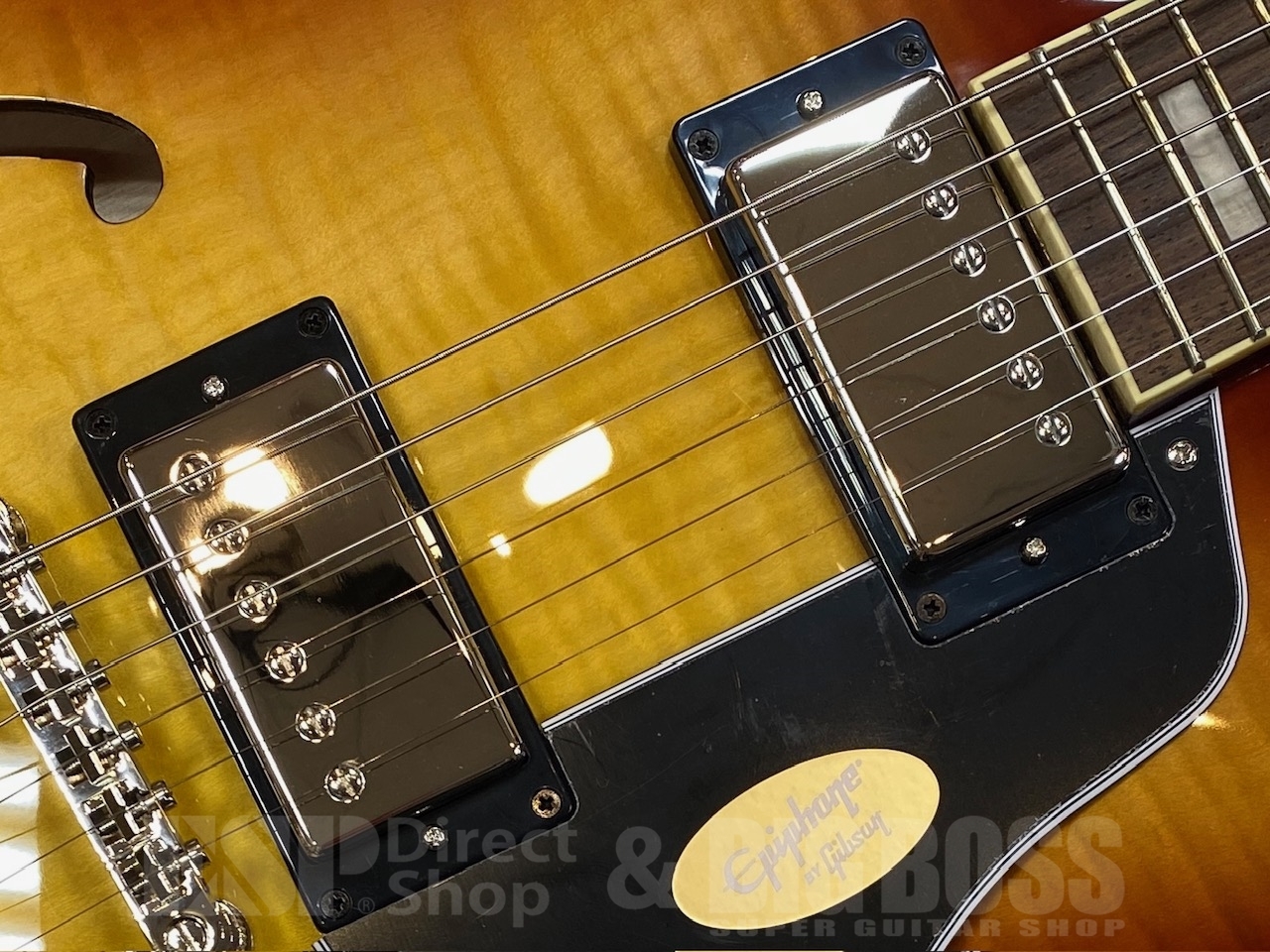 【即納可能】Epiphone ES-335 FIGURED /RASPBERRY TEA BURST   GWS - 5