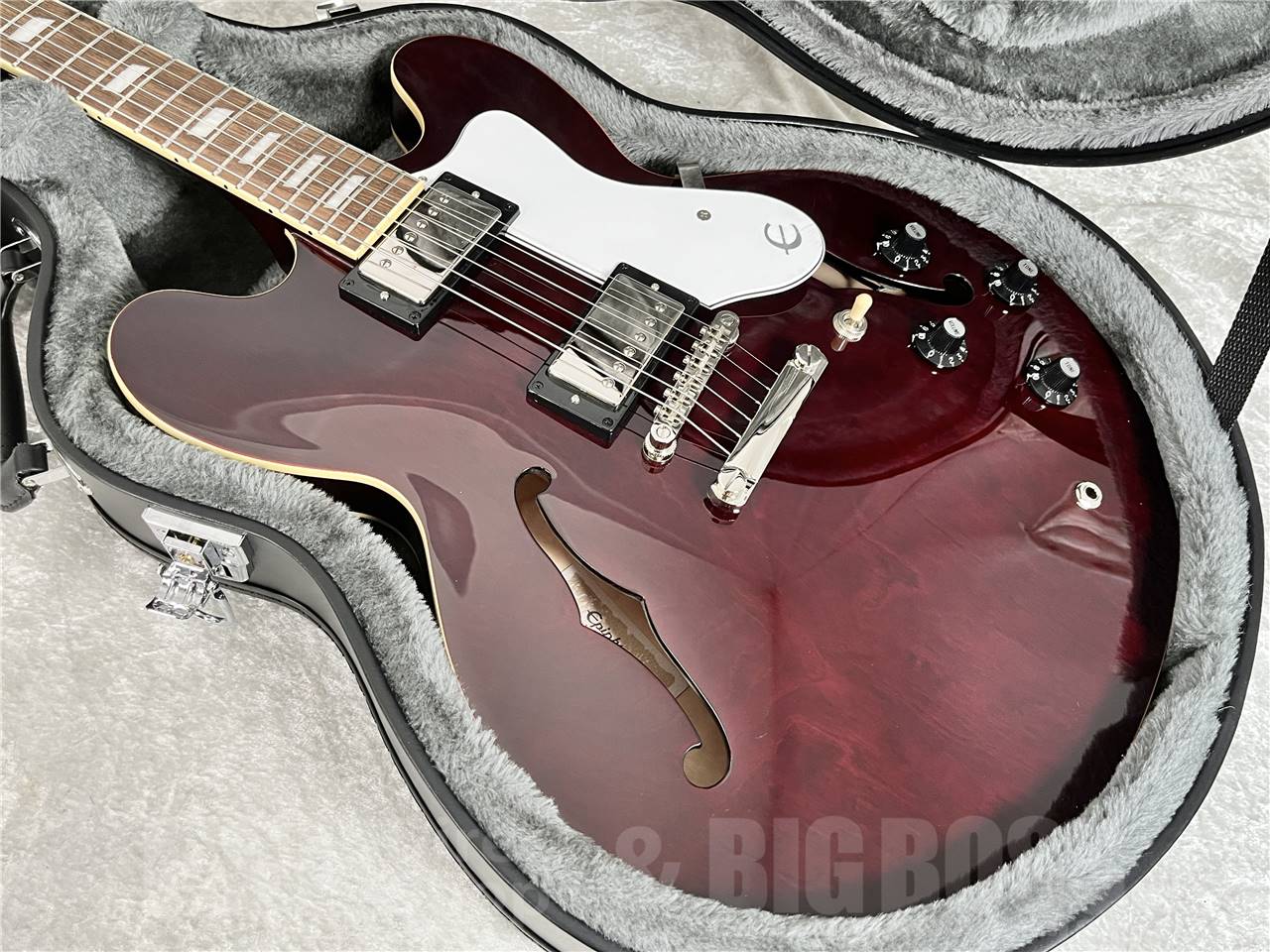 【即納可能】Epiphone ( エピフォン ) Noel Gallagher Riviera/Dark Wine Red  (セミアコースティックギター) お茶の水駅前店・別館 - 11