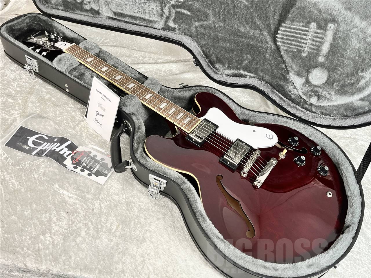 【即納可能】Epiphone ( エピフォン ) Noel Gallagher Riviera/Dark Wine Red  (セミアコースティックギター) お茶の水駅前店・別館 - 10