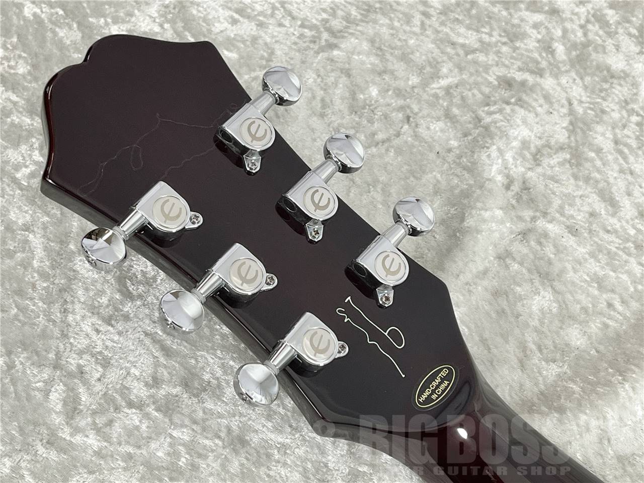【即納可能】Epiphone ( エピフォン ) Noel Gallagher Riviera/Dark Wine Red  (セミアコースティックギター) お茶の水駅前店・別館 - 9