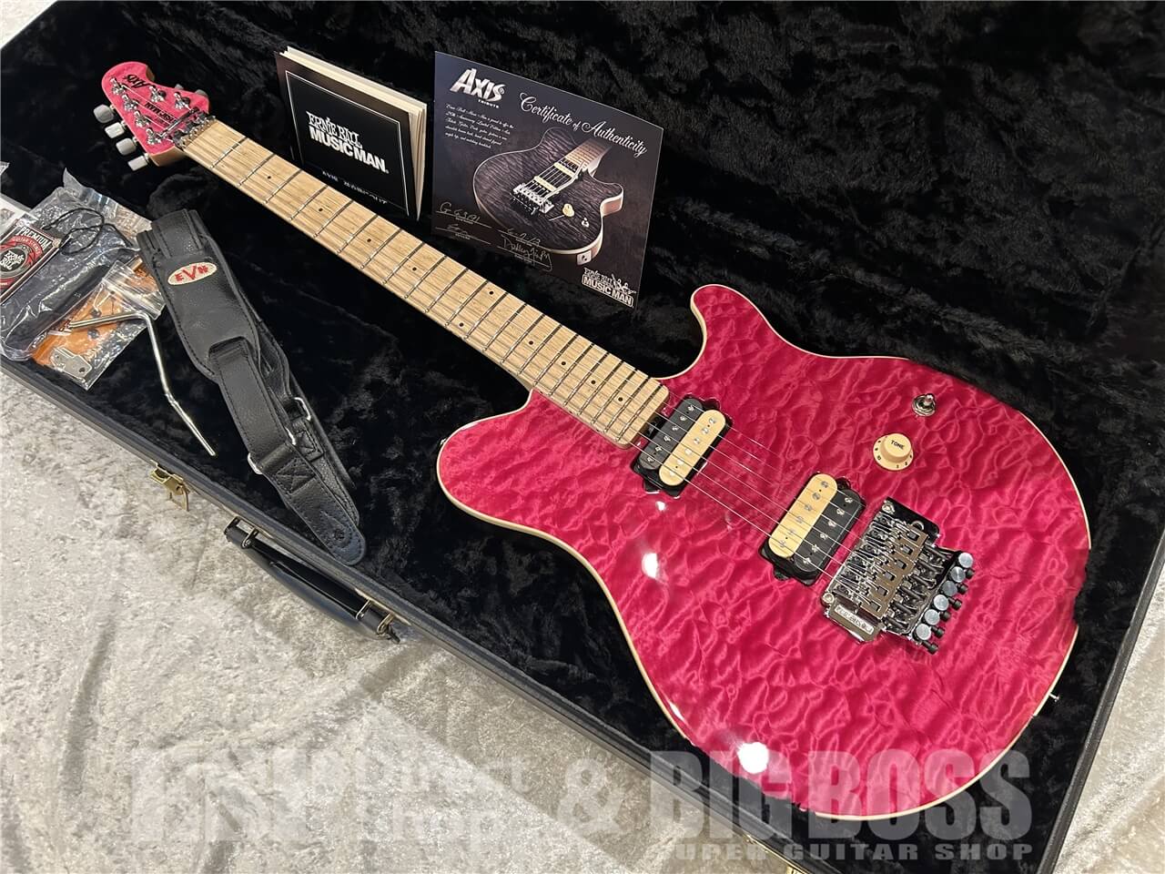 【即納可能/お客様委託品】 MUSIC MAN (ミュージックマン) The 20th Anniversary Limited Edition Axis Tribute / Translucent Pink 仙台店 - 9