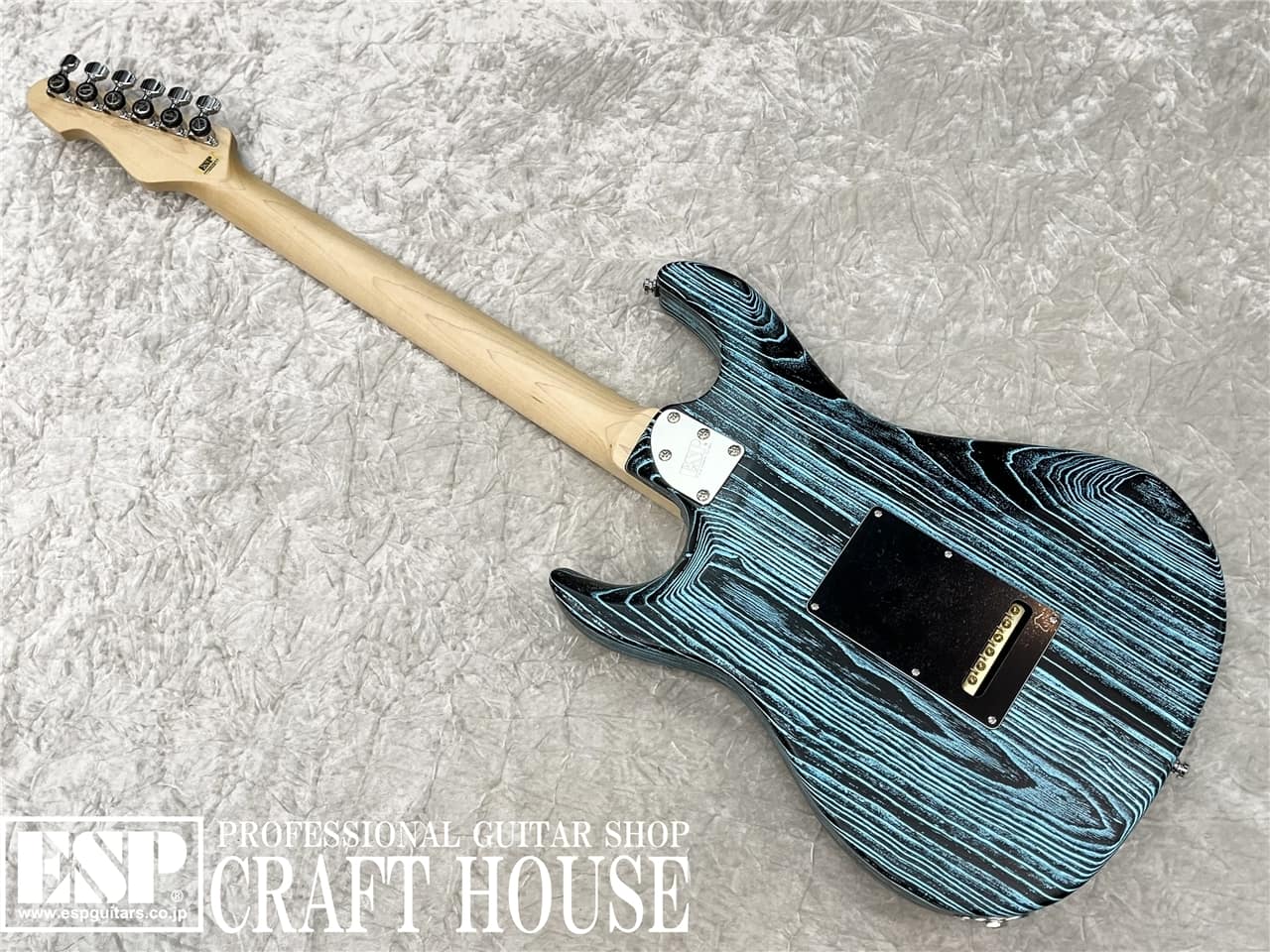 【即納可能】ESP SNAPPER-AS/M DRIFTWOOD Series / Black w/Blue Filler　渋谷店