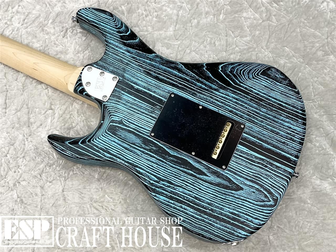 【即納可能】ESP SNAPPER-AS/M DRIFTWOOD Series / Black w/Blue Filler　渋谷店