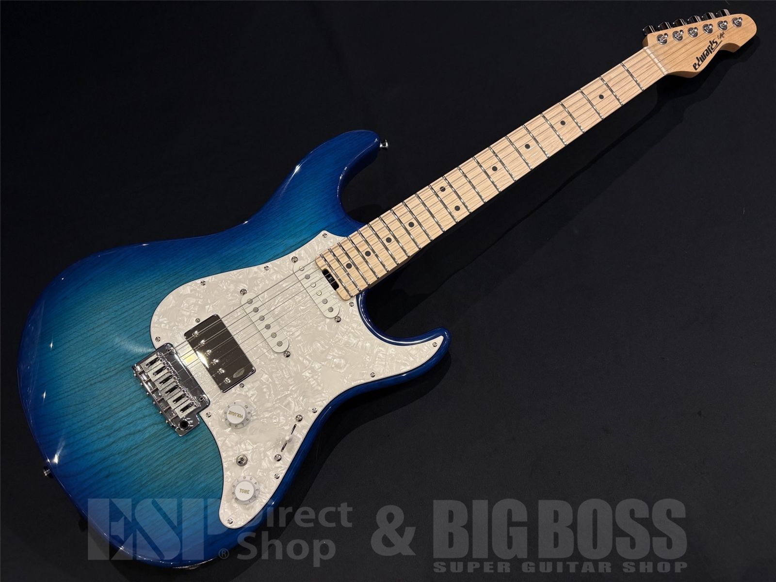 【即納可能】EDWARDS(エドワーズ) E-SNAPPER-AS/M / See Thru Blue Sunburst 京都店
