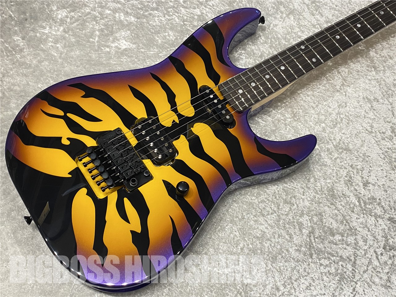 【即納可能】EDWARDS(エドワーズ) E-PURPLE TIGER (Purple Sunburst Tiger Graphic) (DOKKEN/George Lynchモデル) 広島店