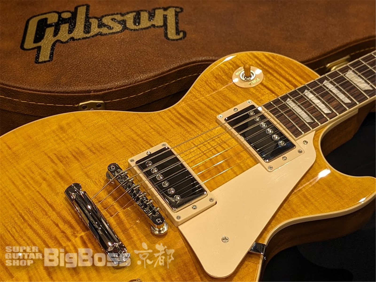【即納可能】Gibson(ギブソン) Les Paul Standard 50s Figured Top / Honey Amber 京都店