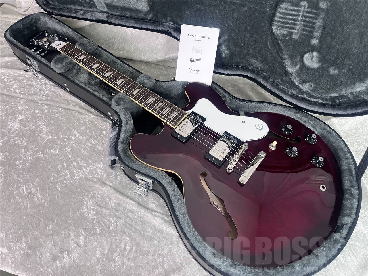 【即納可能】Epiphone ( エピフォン ) Noel Gallagher Riviera/Dark Wine Red  (セミアコースティックギター) お茶の水駅前店・別館 - 11