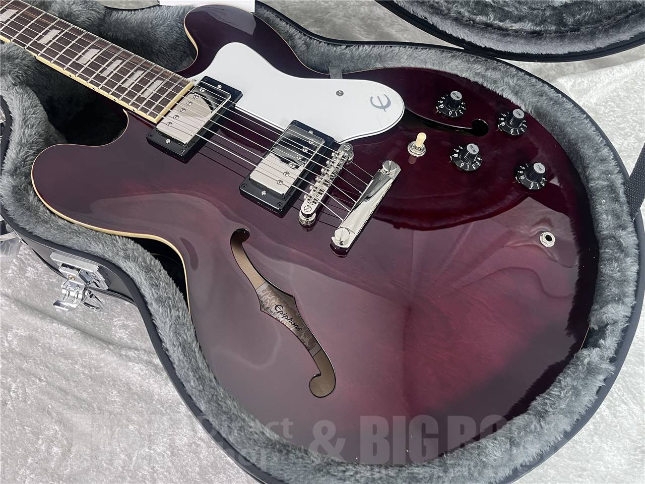 【即納可能】Epiphone ( エピフォン ) Noel Gallagher Riviera/Dark Wine Red  (セミアコースティックギター) お茶の水駅前店・別館 - 12