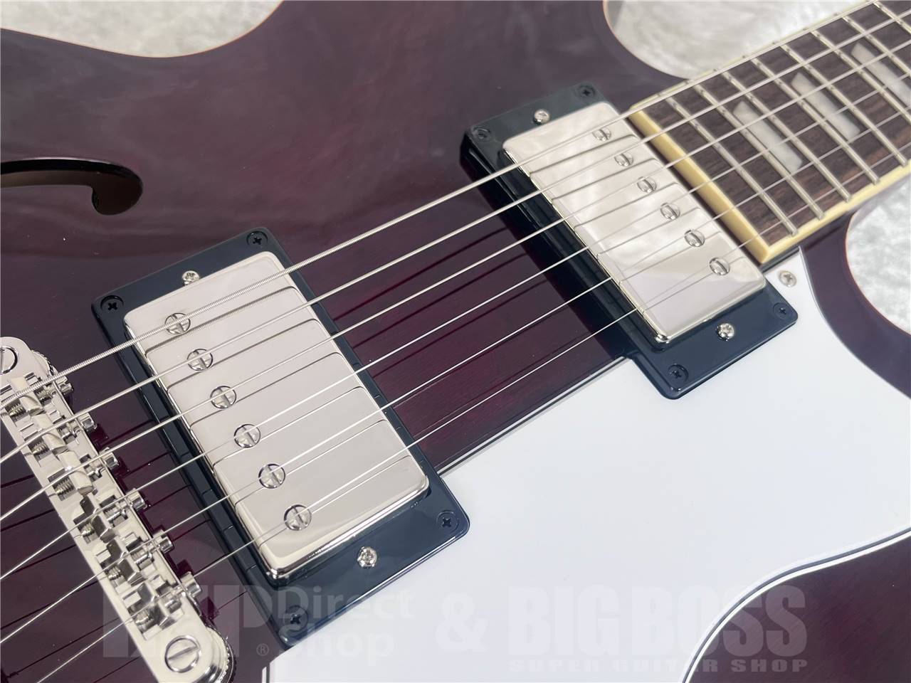 【即納可能】Epiphone ( エピフォン ) Noel Gallagher Riviera/Dark Wine Red  (セミアコースティックギター) お茶の水駅前店・別館 - 4