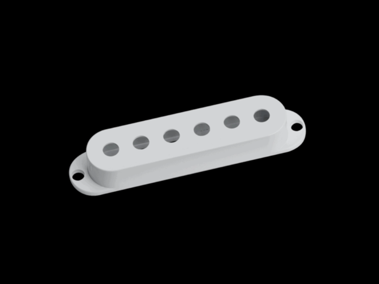 Seymour Duncan(セイモアダンカン) GUITAR PICKUP COVERS FOR STRAT | Strat Cover (No-Logo) (White)