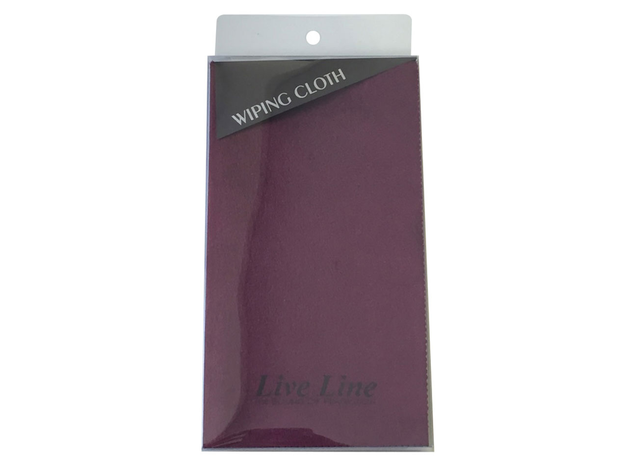 Live Line(ライブライン) Wiping Cloth LWC1800WN / ワインレッド (ギター＆ベースクロス)