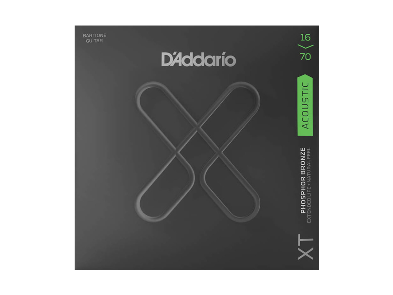 D'Addario(ダダリオ) XT ACOUSTIC PHOSPHOR BRONZE, EXTRA LIGHT / XTAPB1670 (アコースティックギター弦)