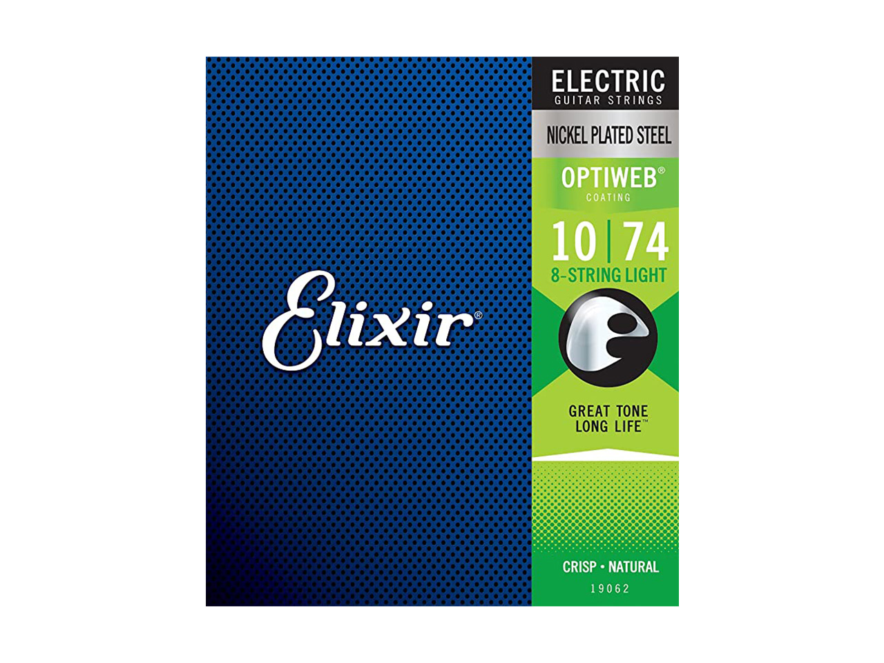 Elixir®(エリクサー) OPTIWEB 8-STRING LIGHIT [010-074 #19062] (エレキギター弦/8弦用)