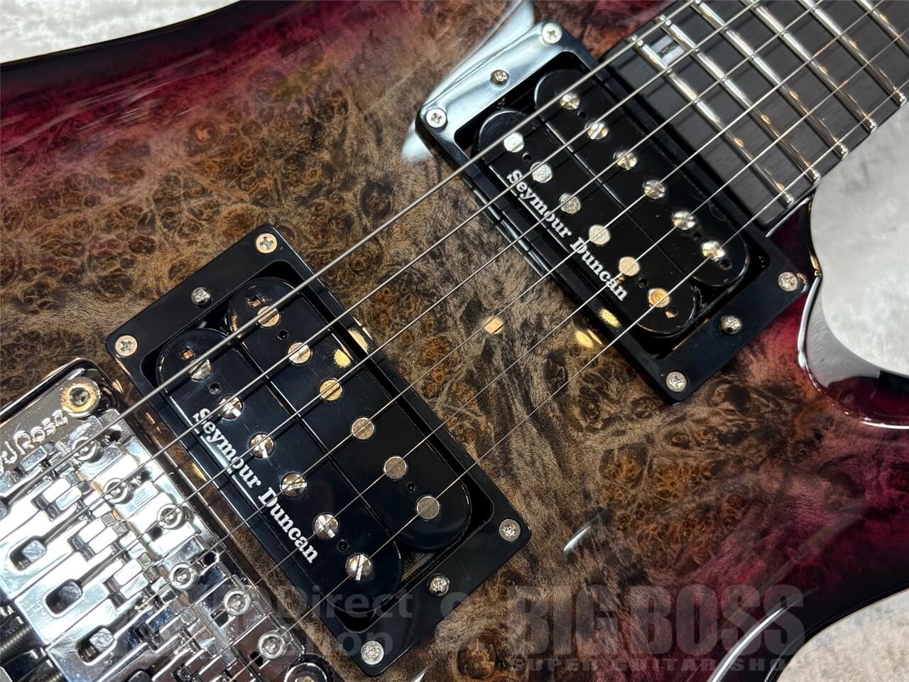 【即納可能】ESP(イーエスピー) HORIZON-CTM FR Burled Maple / Reptile Red Burst  GWS - 4