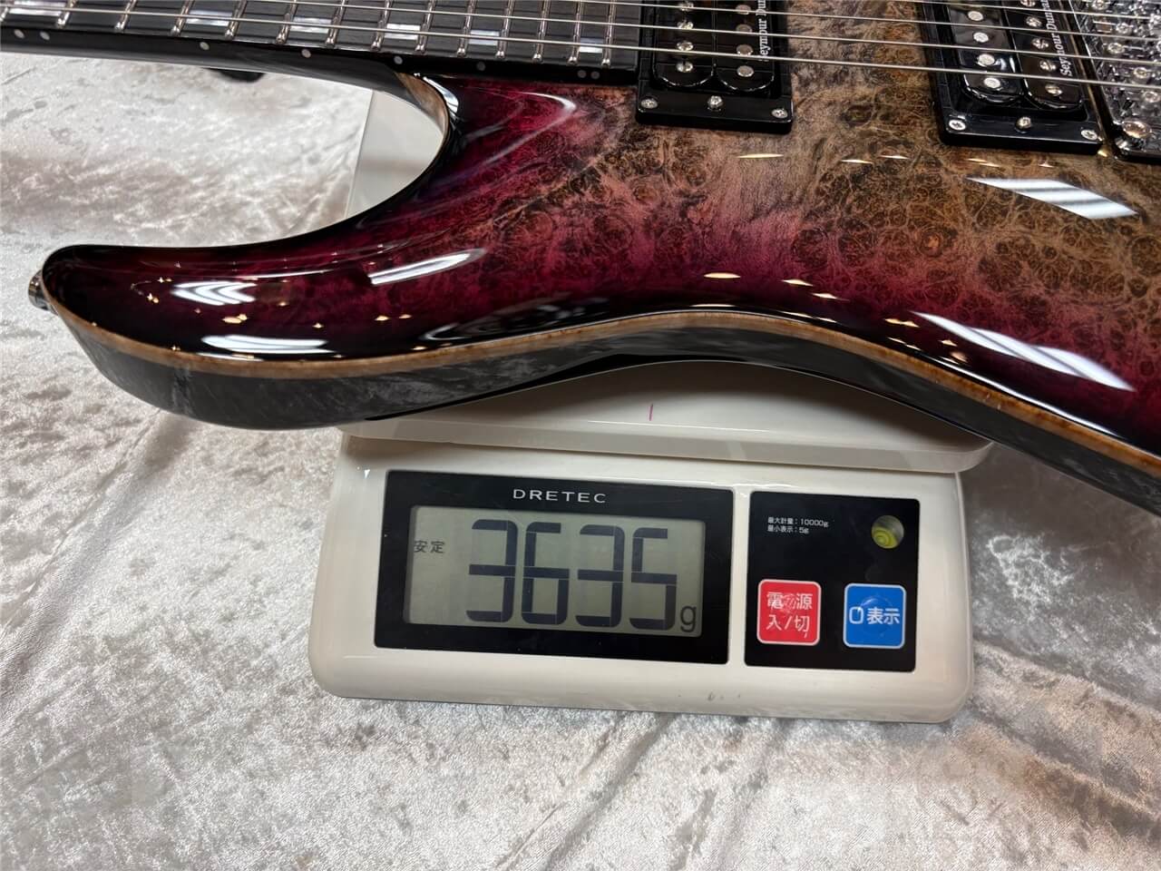 【即納可能】ESP(イーエスピー) HORIZON-CTM FR Burled Maple / Reptile Red Burst  GWS - 11