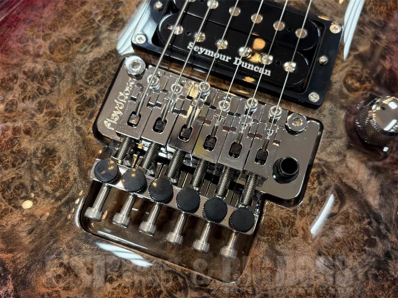 【即納可能】ESP(イーエスピー) HORIZON-CTM FR Burled Maple / Reptile Red Burst  GWS - 3