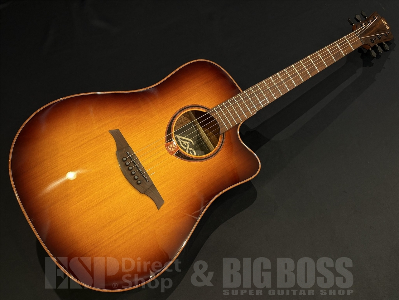 【即納可能】LAG Guitars(ラグギターズ) T118DCE-BRS 京都店