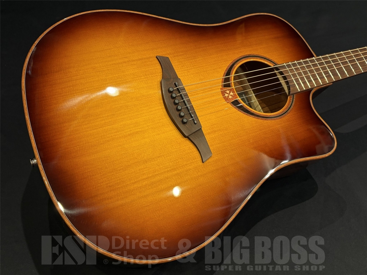 【即納可能】LAG Guitars(ラグギターズ) T118DCE-BRS 京都店 - 2