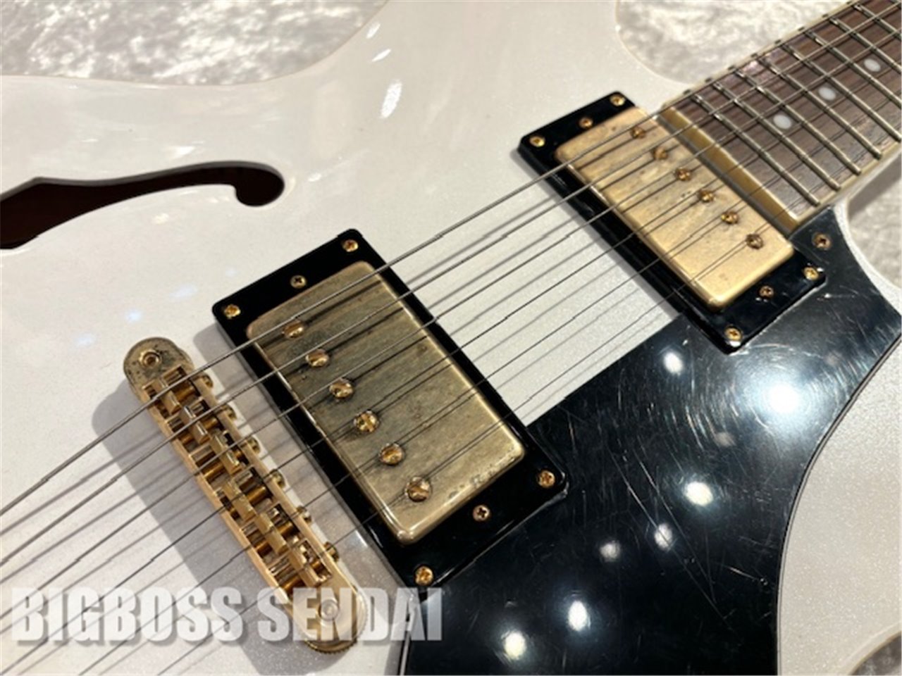 【即納可能】Solid Bond(ソリッドボンド) Ken Yokoyama Signature Electric Guitar Coursesetter / Sandy White (SB-KY CSR-G SWH) 仙台店