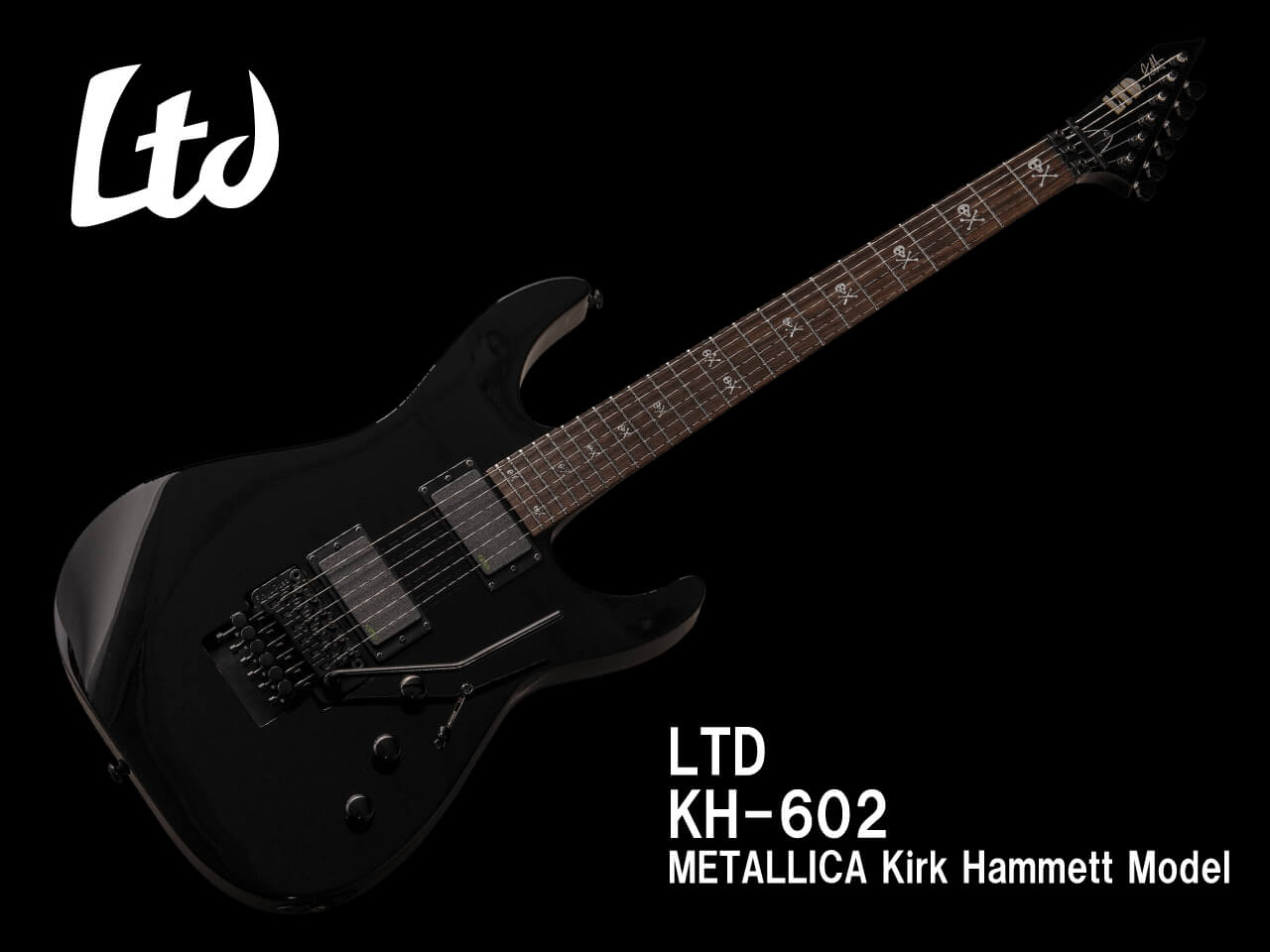LTD by ESP KIRK HAMMETTモデル M-JR ミニギター