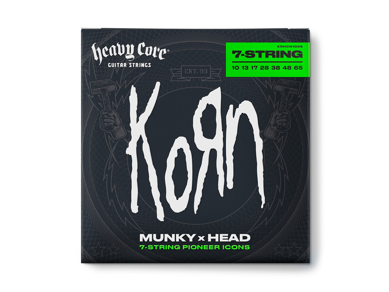 Jim Dunlop(ジムダンロップ) HEAVY CORE KORN: KRHCN (エレキギター弦/7弦用)