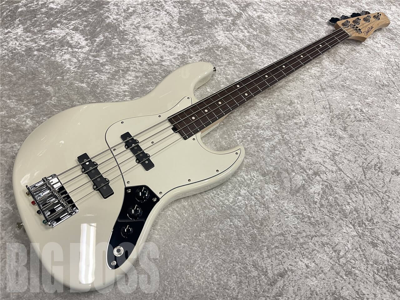 【即納可能】Three Dots Guitars（スリードッツギターズ） JB OWH/R（Olympic White）　名古屋店