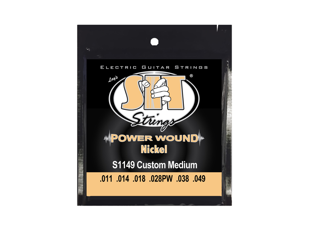 SIT(エスアイティー) POWER WOUND -Nickel Round Wound CUSTOM MEDIUM / S1149 (エレキギター弦)