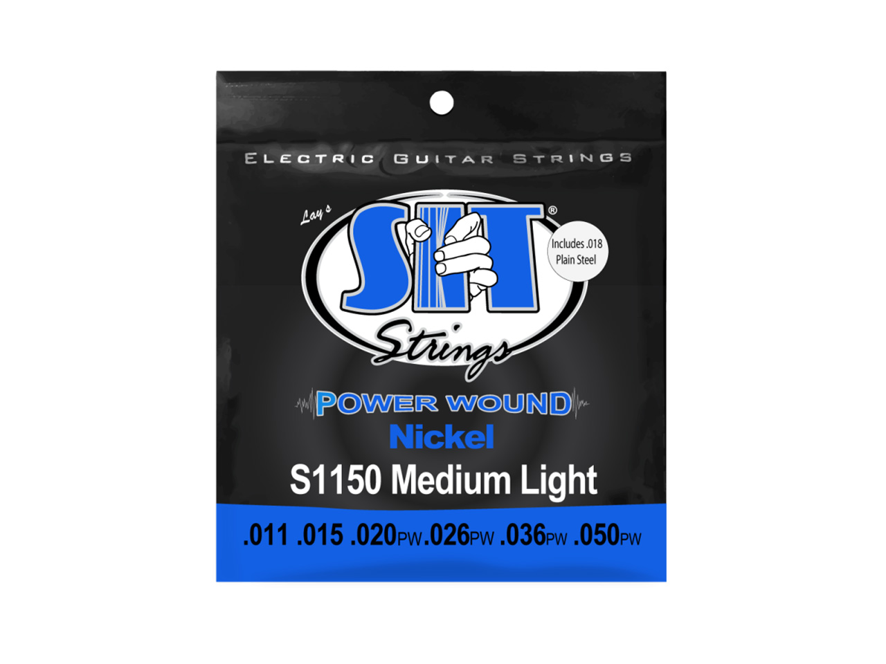 SIT(エスアイティー) POWER WOUND -Nickel Round Wound MEDIUM LIGHT / S1150 (エレキギター弦)
