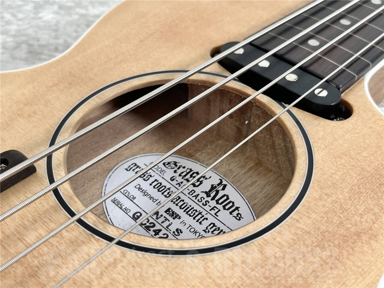 【アウトレット/即納可能】GrassRoots(グラスルーツ) G-AC-BASS-FL/ Natural Satin (アコースティックベース) お茶の水駅前店・別館 - 4