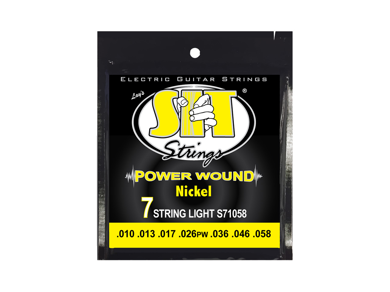 SIT(エスアイティー) POWER WOUND -Nickel Round Wound 7-STRING LIGHT / S7-1058 (エレキギター弦/7弦用)