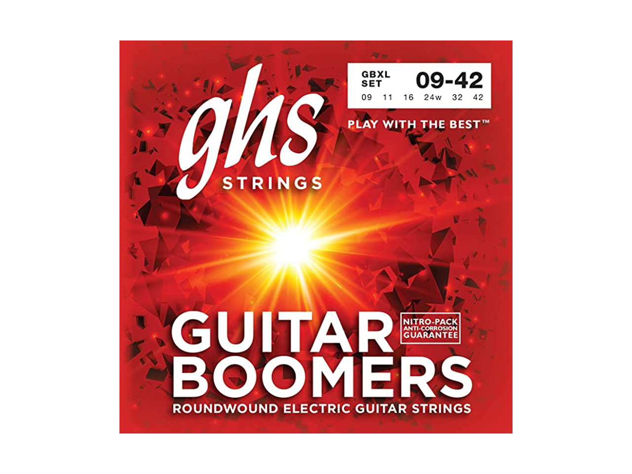 ghs(ジーエイチエス) Boomers Extra Light GBXL/09-42 (エレキギター弦)