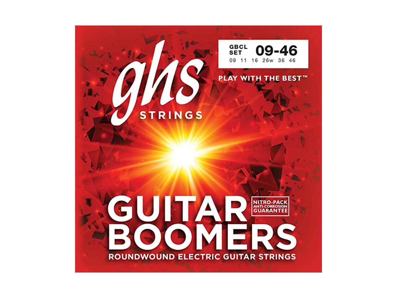 ghs(ジーエイチエス) Boomers Custom Light GBCL/09-46 (エレキギター弦)