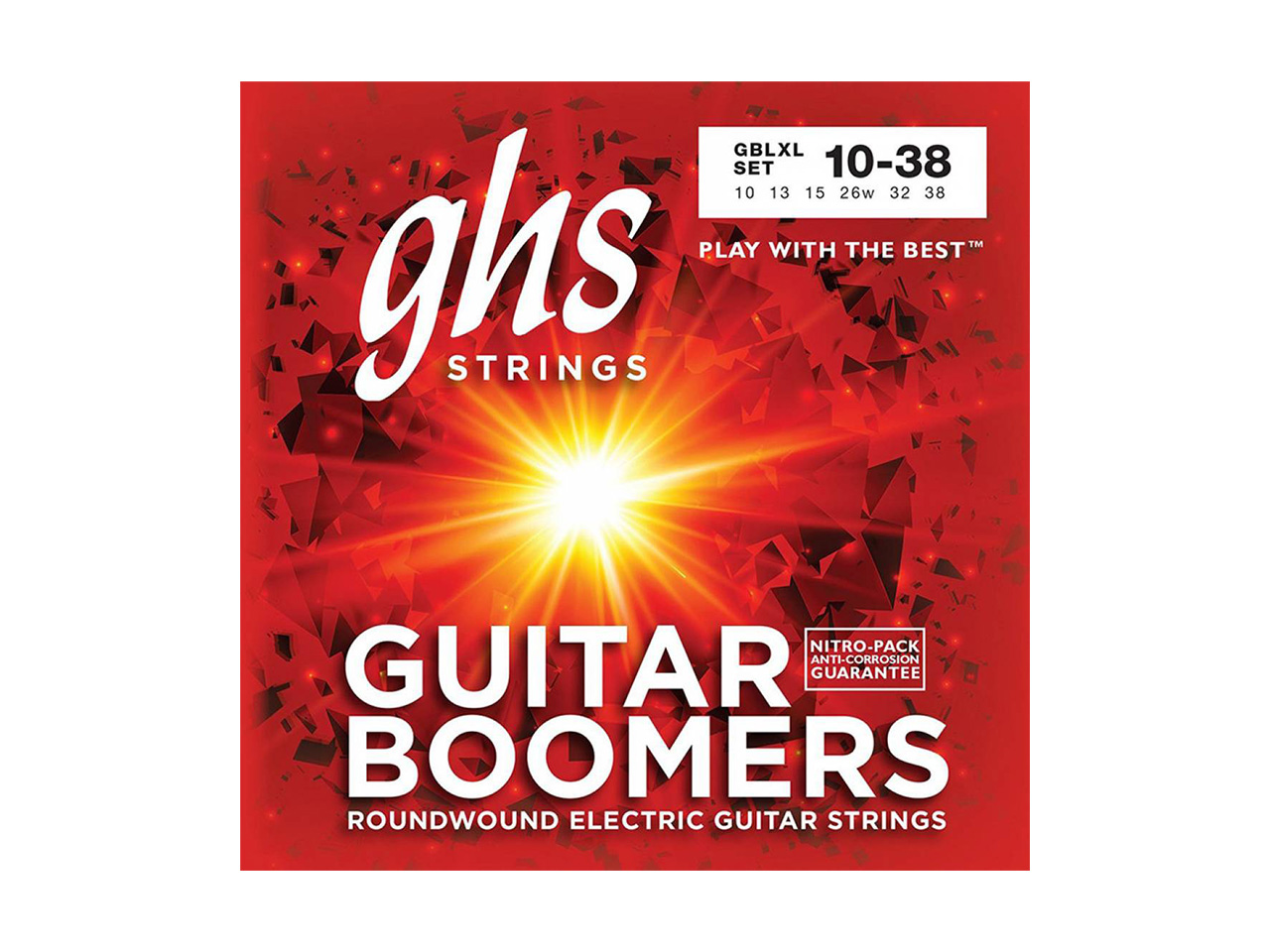 ghs(ジーエイチエス)　Boomers Light / Extra Light GBLXL/10-38 (エレキギター弦)