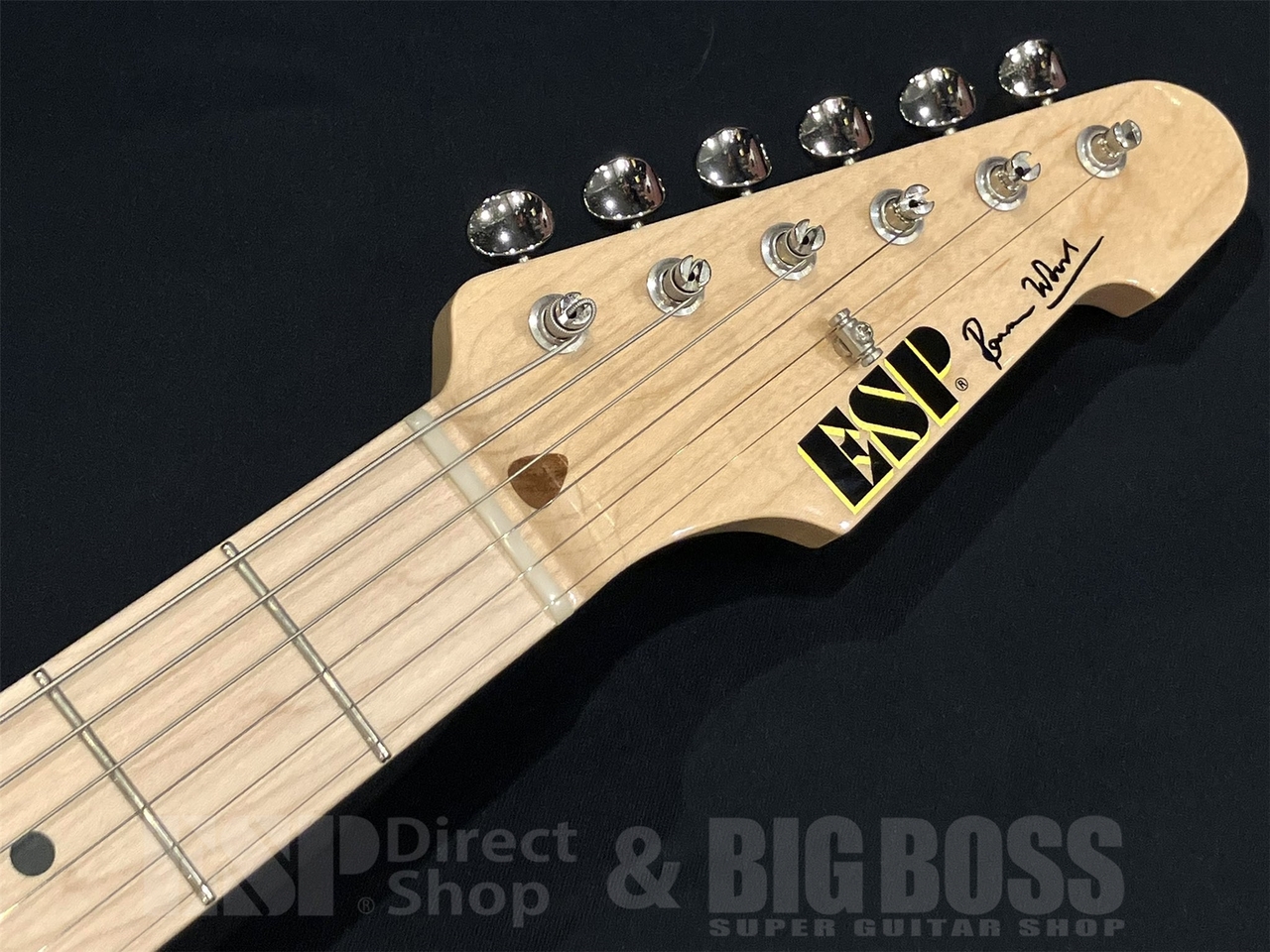 【即納可能】ESP(イーエスピー) RON WOOD SIGNATURE MODEL / Black (Ron Woodモデル) 京都店 - 7