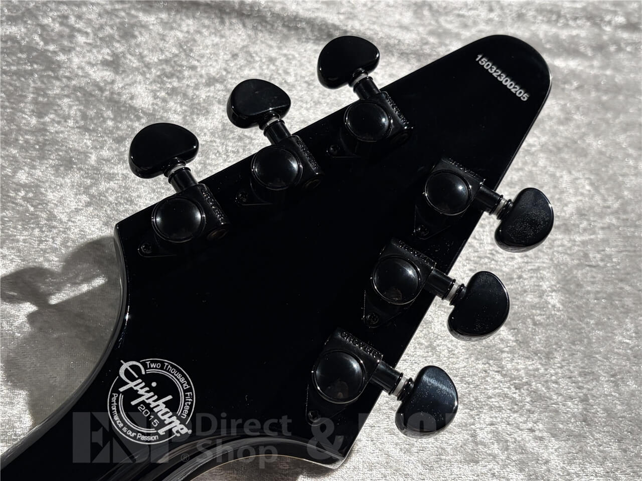 【即納可能/お客様委託中古品】Epiphone(エピフォン) Limited Edition Flying V Custom Ebony w/Black Parts 札幌店 - 8