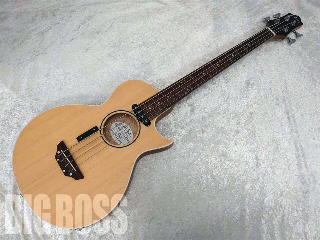 【即納可能】GrassRoots(グラスルーツ) G-AC-BASS-FL / Natural Satin (アコースティックベース)