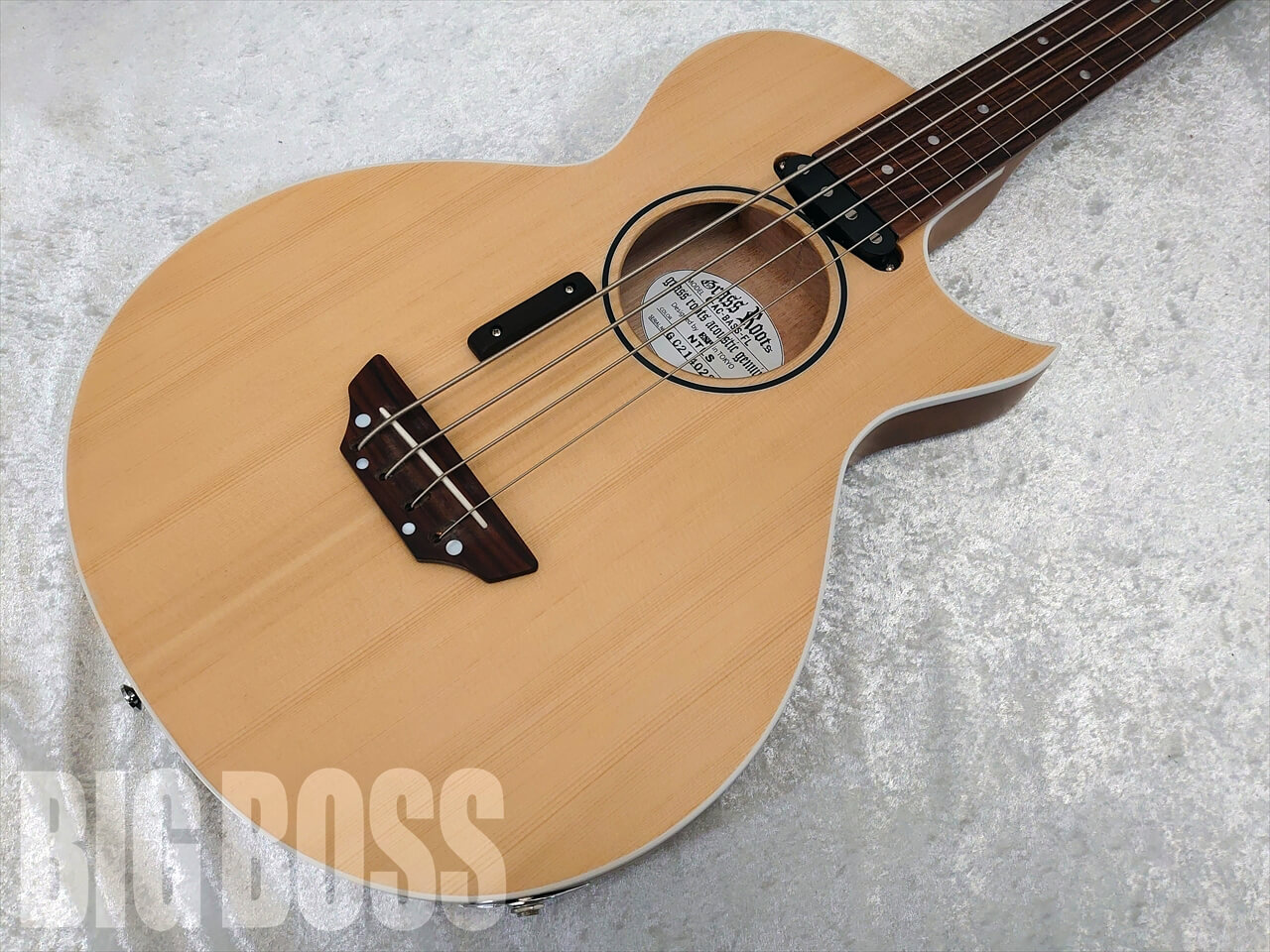 【即納可能】GrassRoots(グラスルーツ) G-AC-BASS-FL / Natural Satin (アコースティックベース) - 2