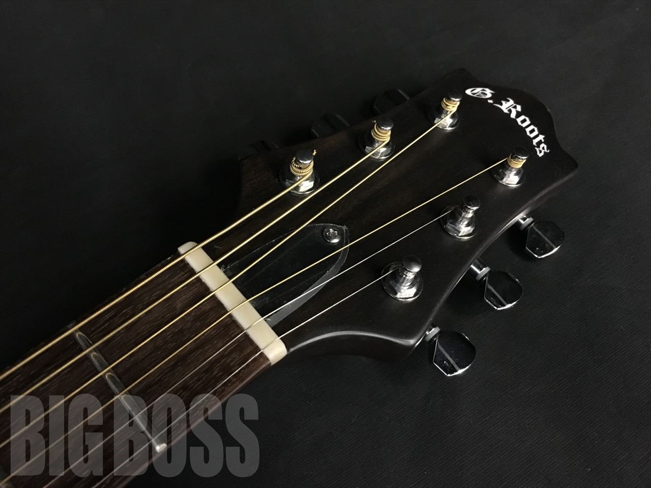【即納可能】GrassRoots(グラスルーツ) G-AC/S (See Thru Black Satin) (スティール弦エレアコ) - 3