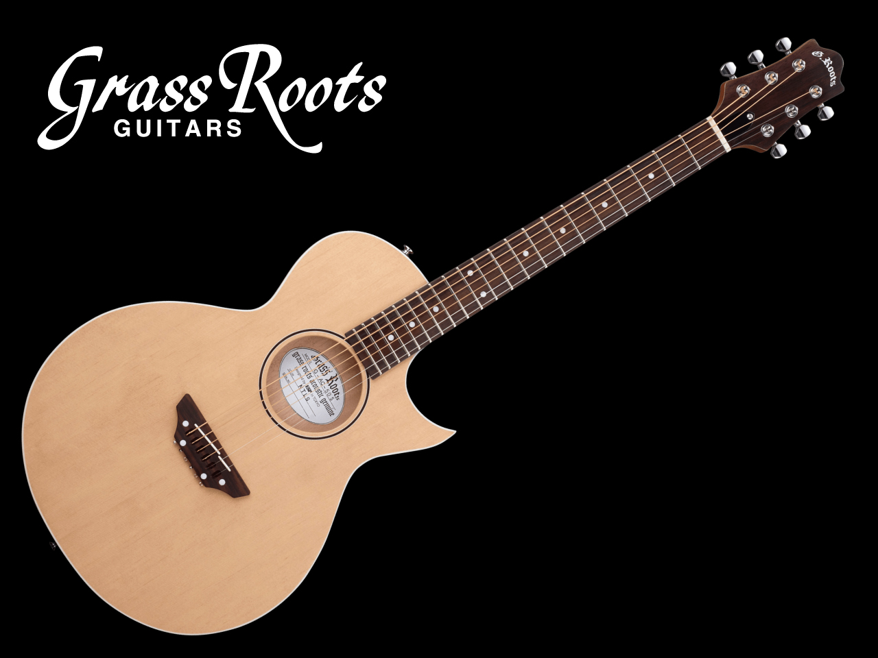 【即納可能】GrassRoots(グラスルーツ) G-AC/S (Natural Satin) | スティール弦エレアコ - 6