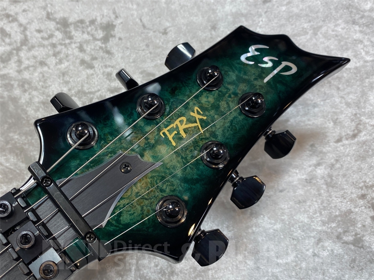 【即納可能】ESP FRX-CTM Burled Maple ／Peacock Blue Burst GWS - 4