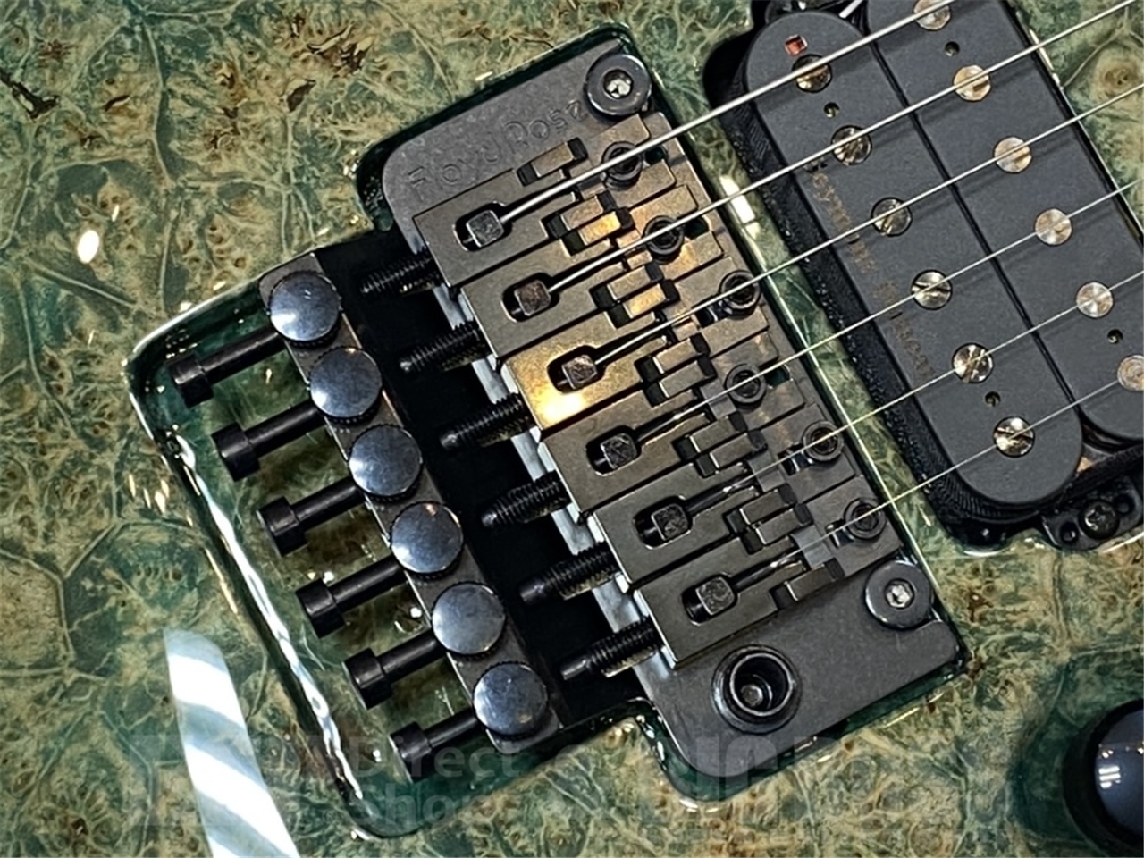 【即納可能】ESP FRX-CTM Burled Maple ／Peacock Blue Burst GWS - 6