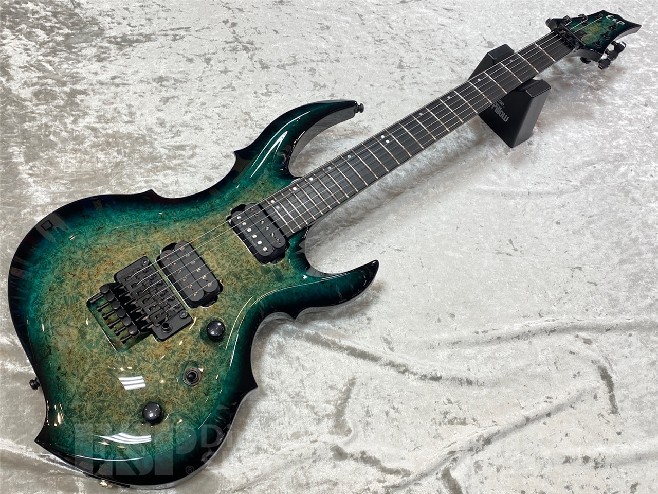 【即納可能】ESP FRX-CTM Burled Maple ／Peacock Blue Burst GWS