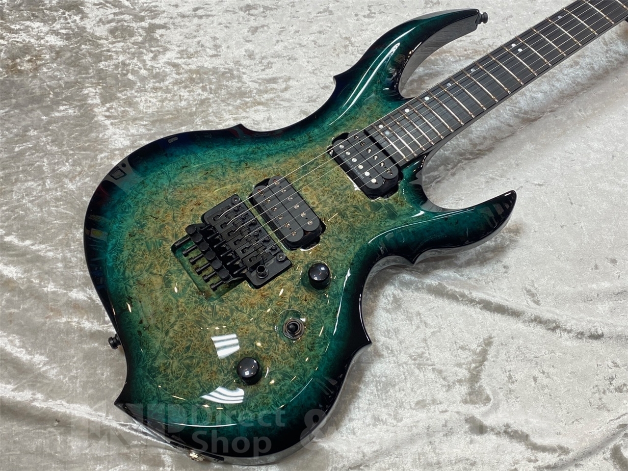【即納可能】ESP FRX-CTM Burled Maple ／Peacock Blue Burst GWS - 2