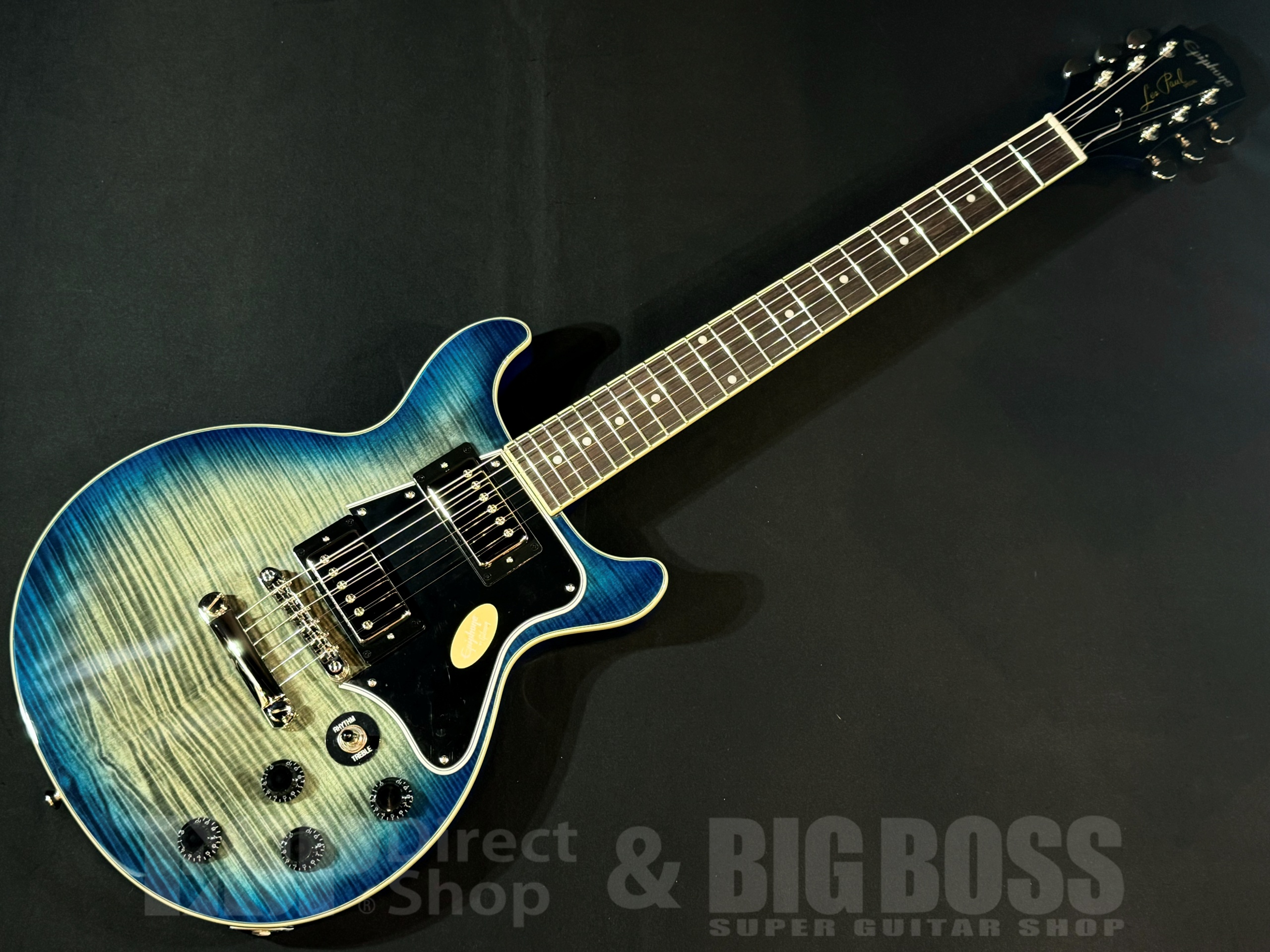 【即納可能】Epiphone(エピフォン) Les Paul Special Double Cut / Figured Ocean Water 大阪店