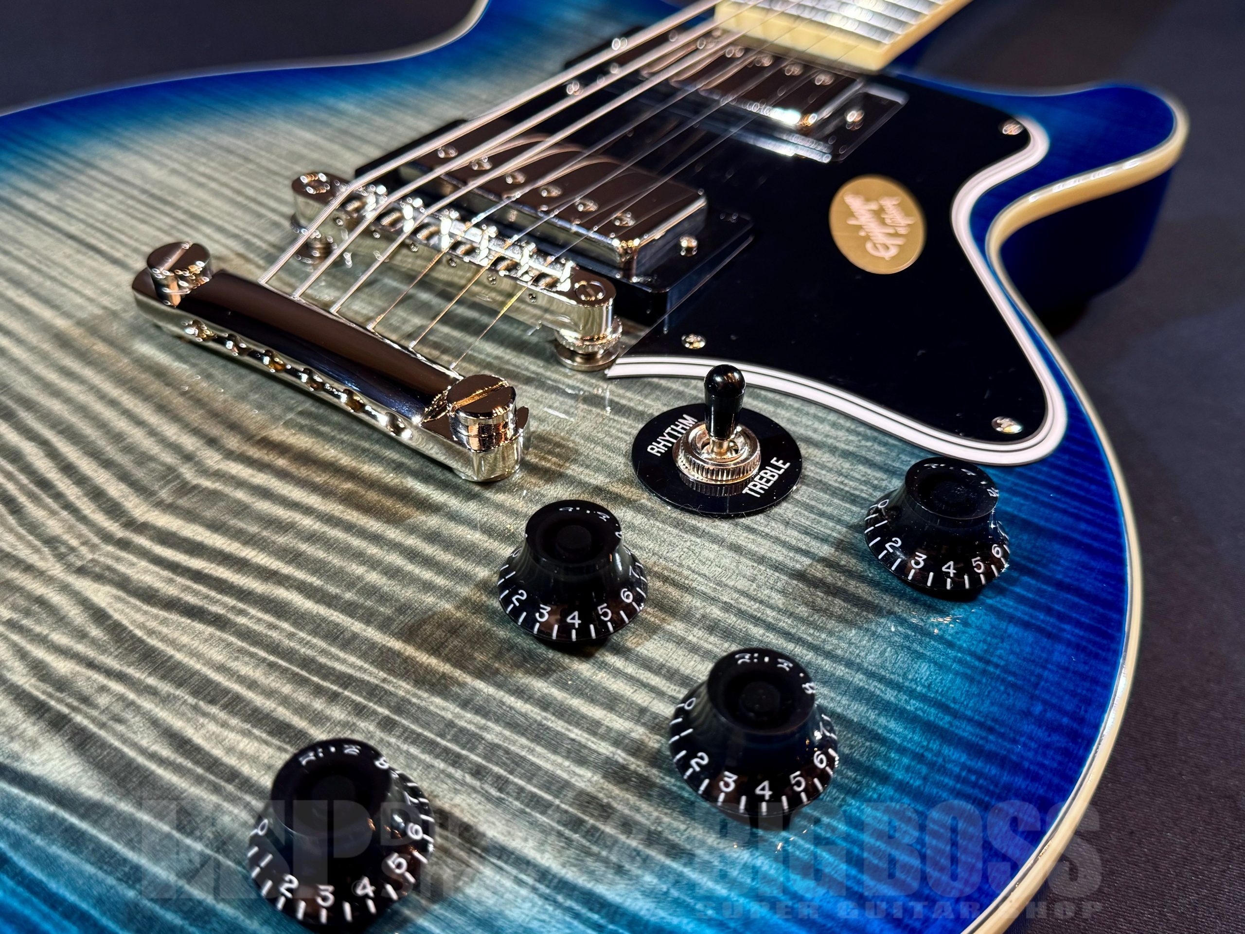 【即納可能】Epiphone(エピフォン) Les Paul Special Double Cut / Figured Ocean Water 大阪店 - 3