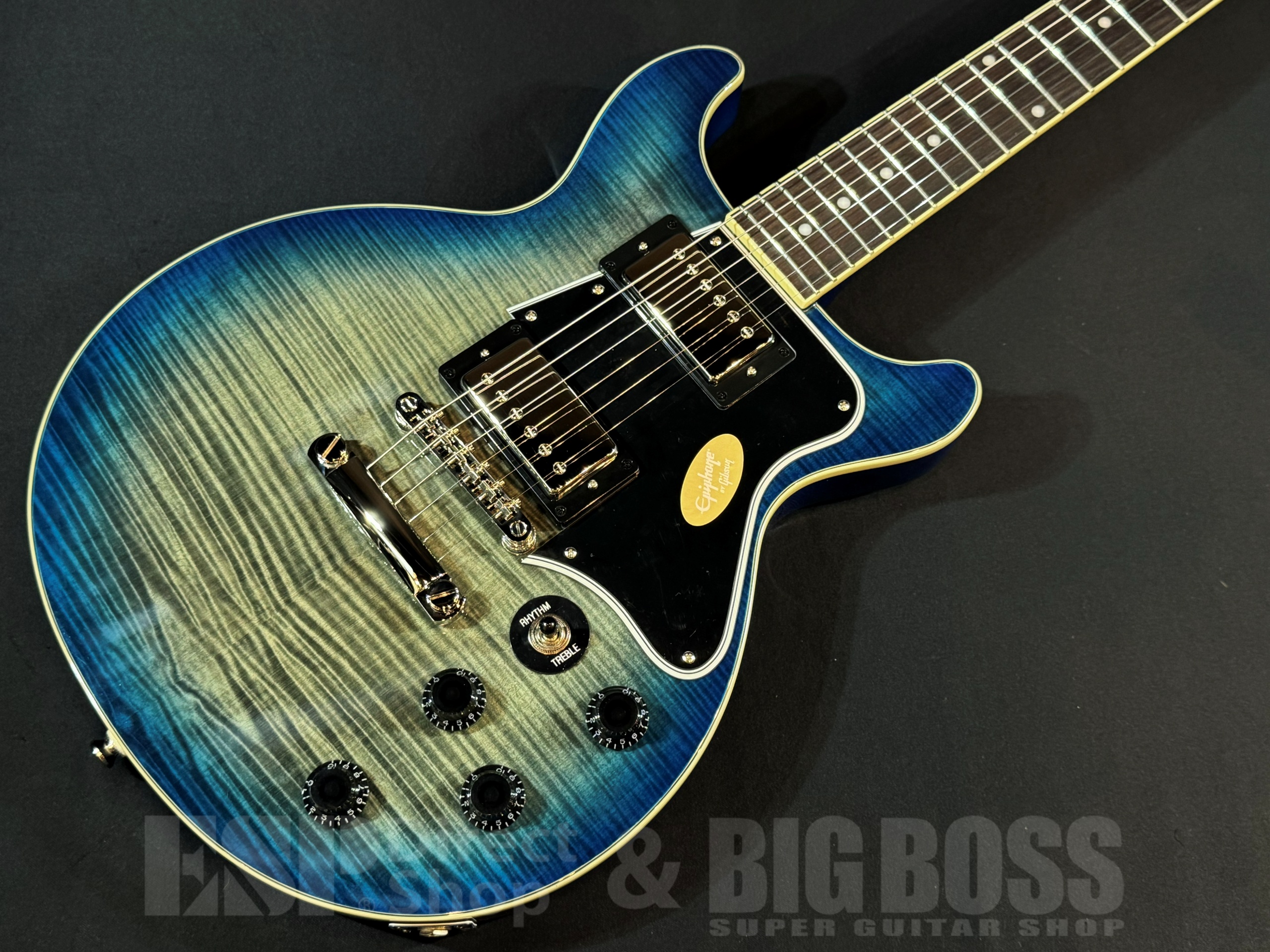 【即納可能】Epiphone(エピフォン) Les Paul Special Double Cut / Figured Ocean Water 大阪店 - 2