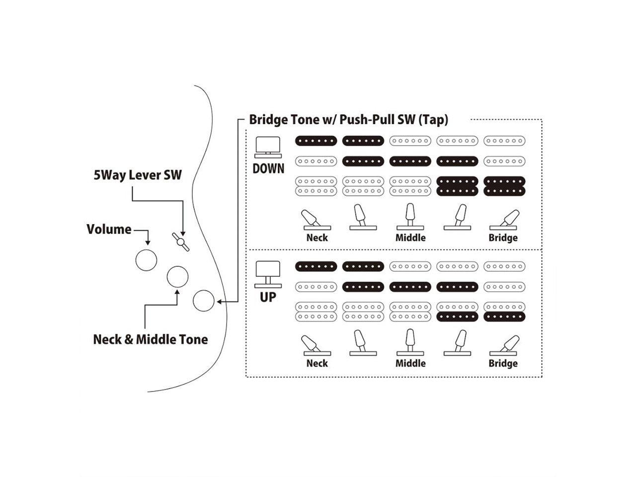 【お取り寄せ】FUJIGEN(FGN/フジゲン) NST110MAH / WB(ホワイトブロンド)