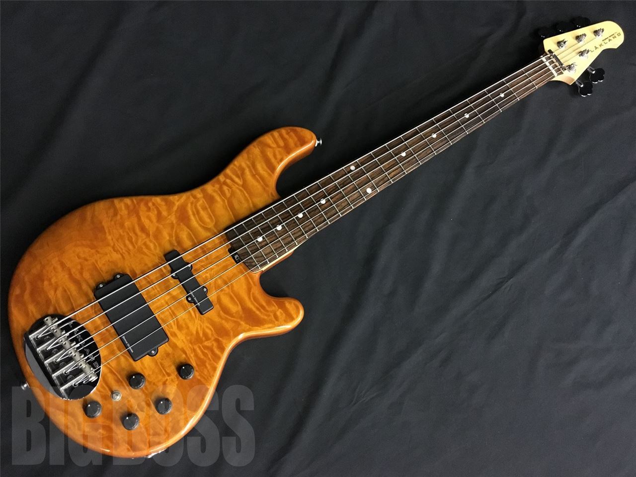 【受注生産】Lakland(レイクランド) Skyline Japan Series SK-5DX Amber Translucent / Rosewood FB