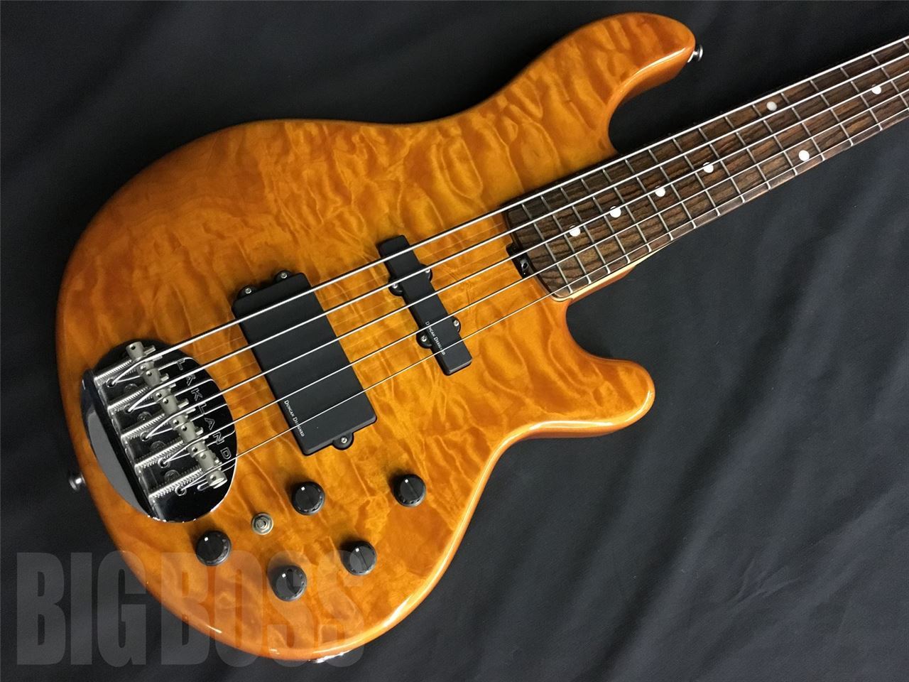 【受注生産】Lakland(レイクランド) Skyline Japan Series SK-5DX Amber Translucent / Rosewood FB - 2